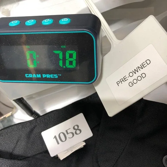 Barco Chef Shirt Mens Medium Black Short Sleeve Uniform Mock Neck Button Front - Picture 7 of 7